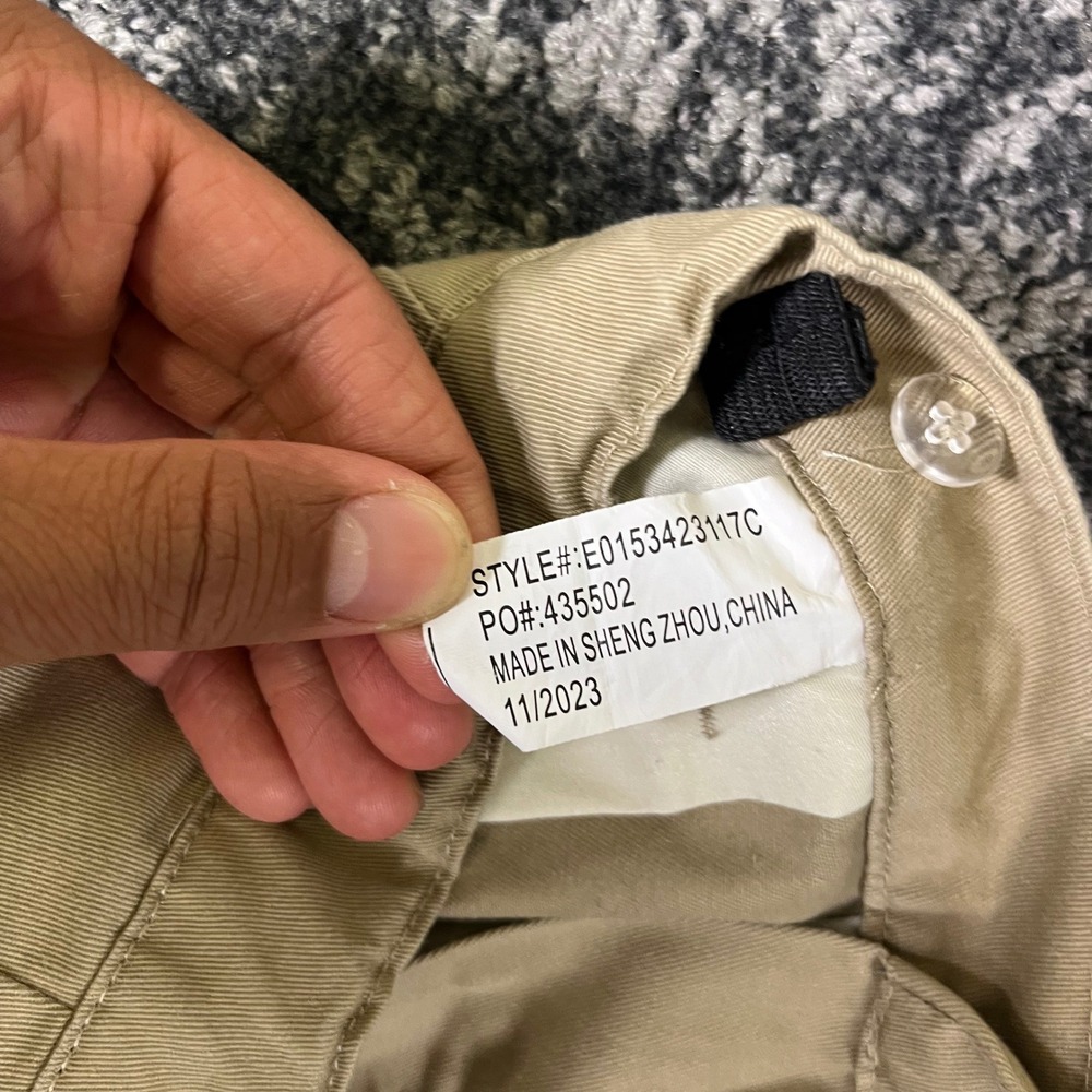 Y2K Empyre Relaxed Fit Cargo Skateboarding Pants Khaki Tan Mens 27 E0153423117C - Picture 11 of 12